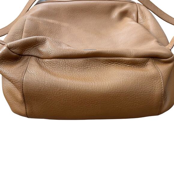 Kooba Cayman Leather Backpack Tan - Picture 6 of 10